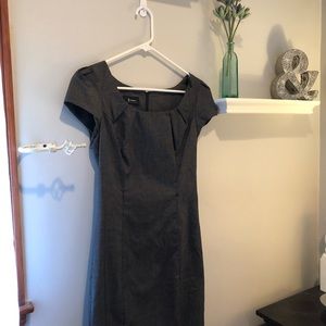 Simple & classic gray dress, great for work.